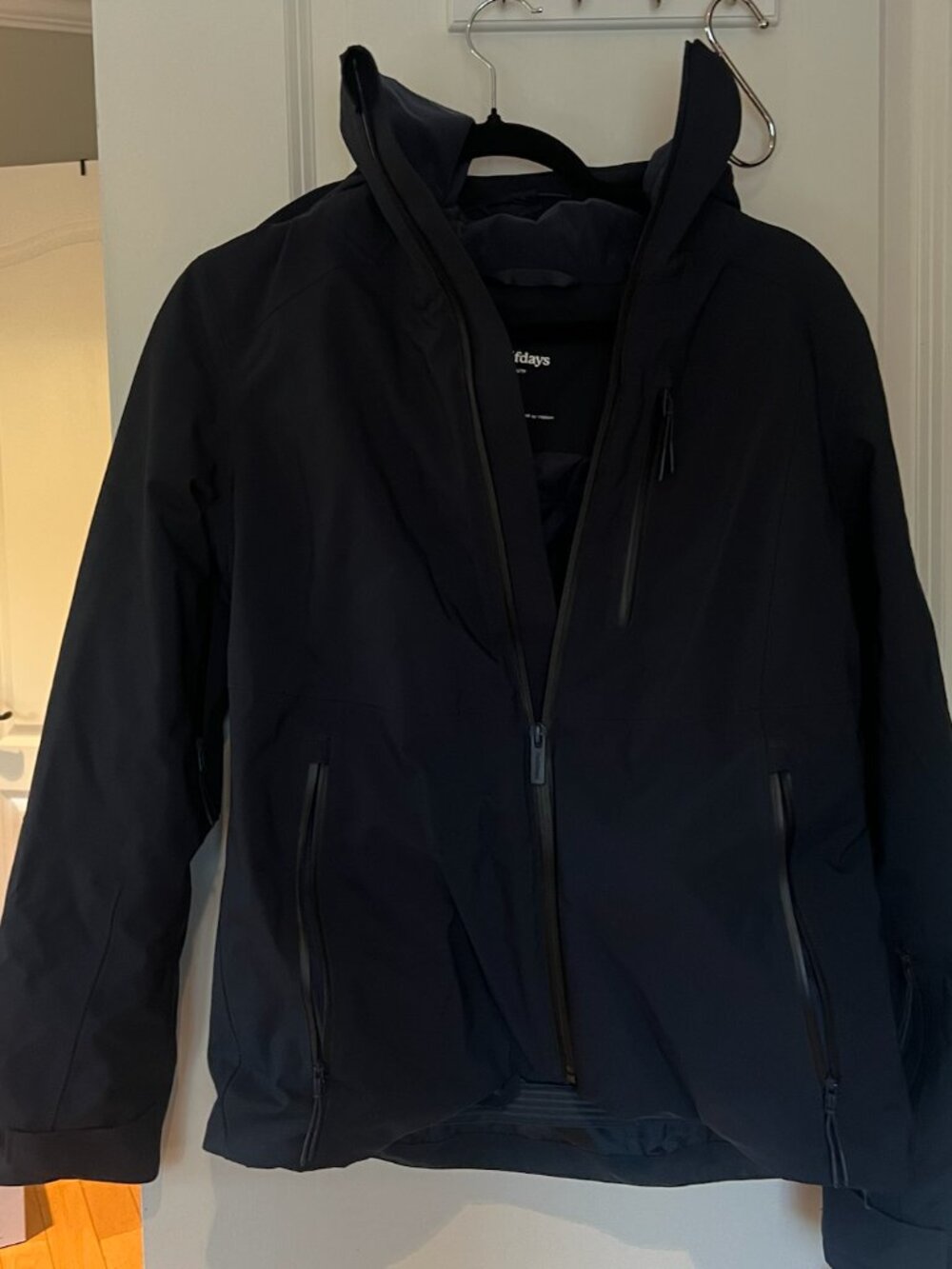 Halfdays Lawrence Insulated Ski Jacket Navy XS PrimaLoft 20K Waterproof